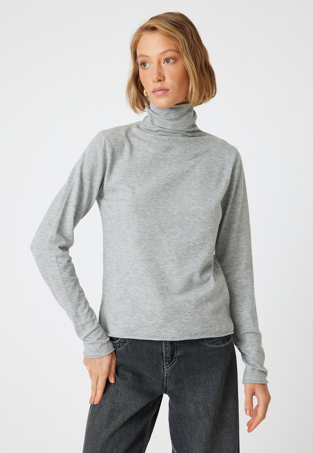

Джемпер BASIC TURTLENECK Koton, серый