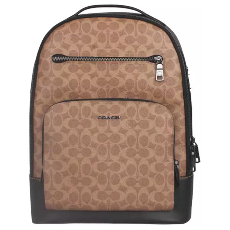 

COACH Рюкзак ПВХ для тубы мужской хаки и черный