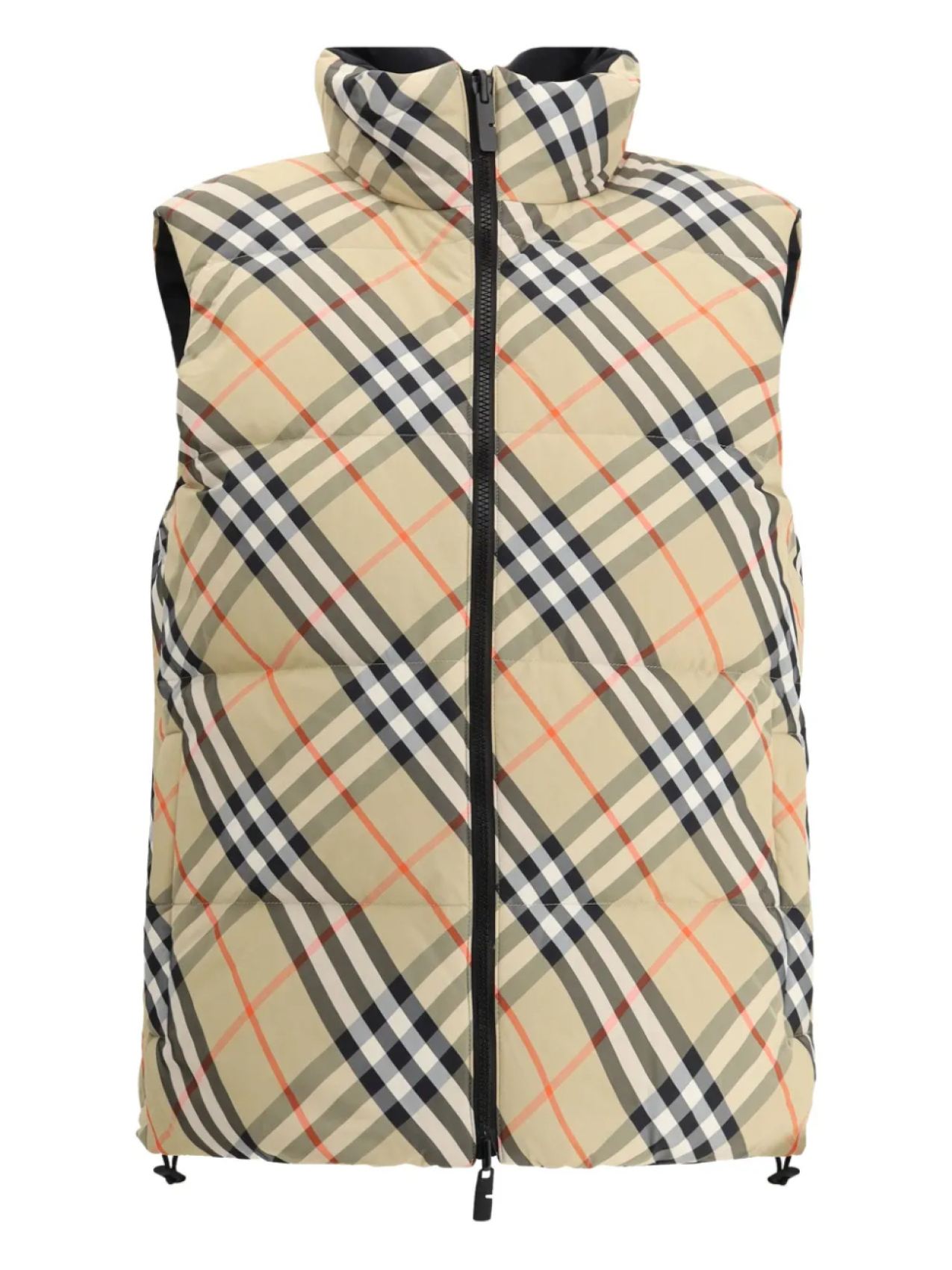 

Жилет в клетку Burberry, черный