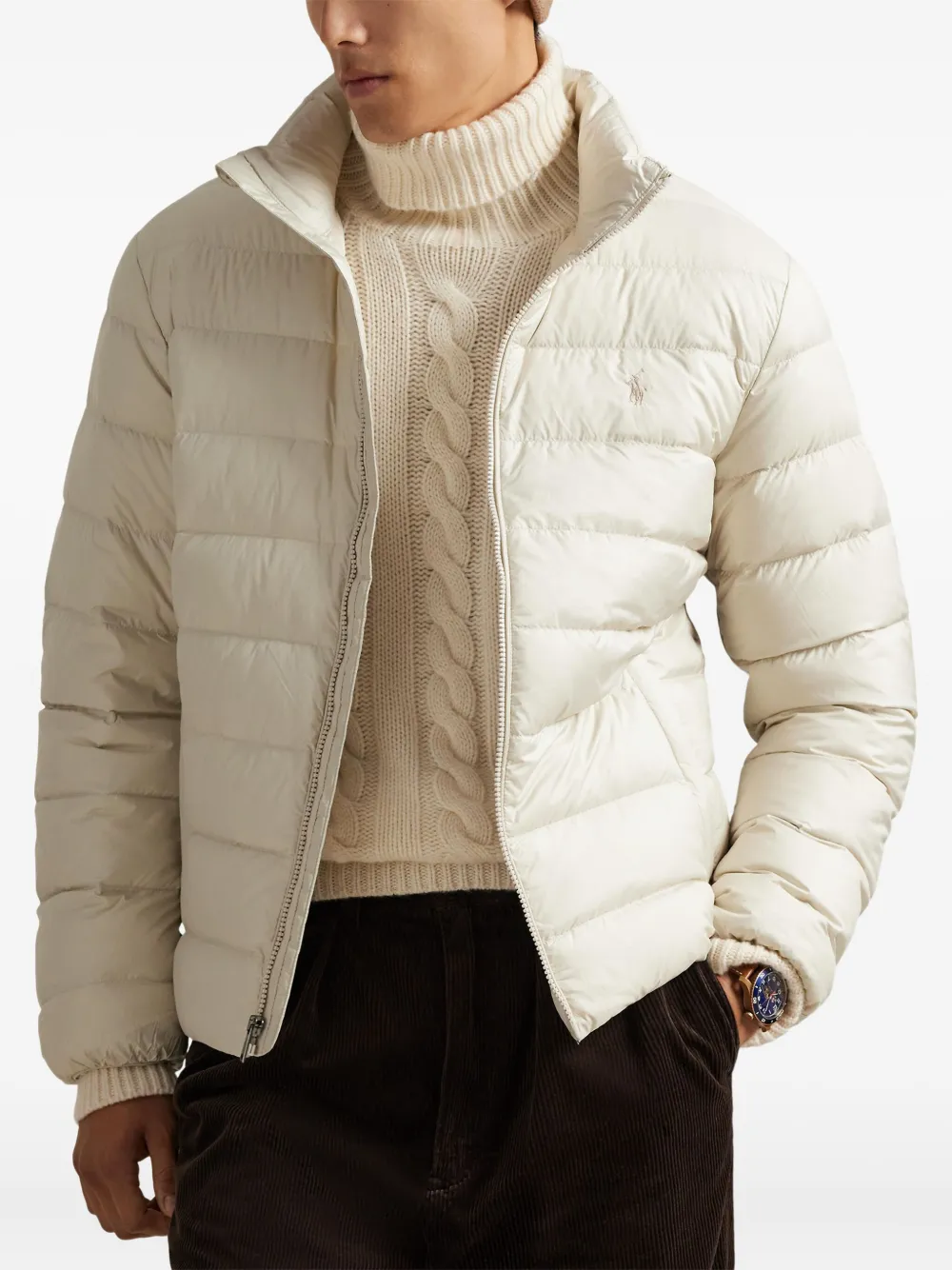 Стёганая куртка Colden Polo Ralph Lauren, нейтральный — фото 3