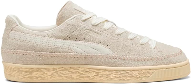 Мужские замшевые мокасины PUMA с шнуровкой, повседневные кроссовки - белые