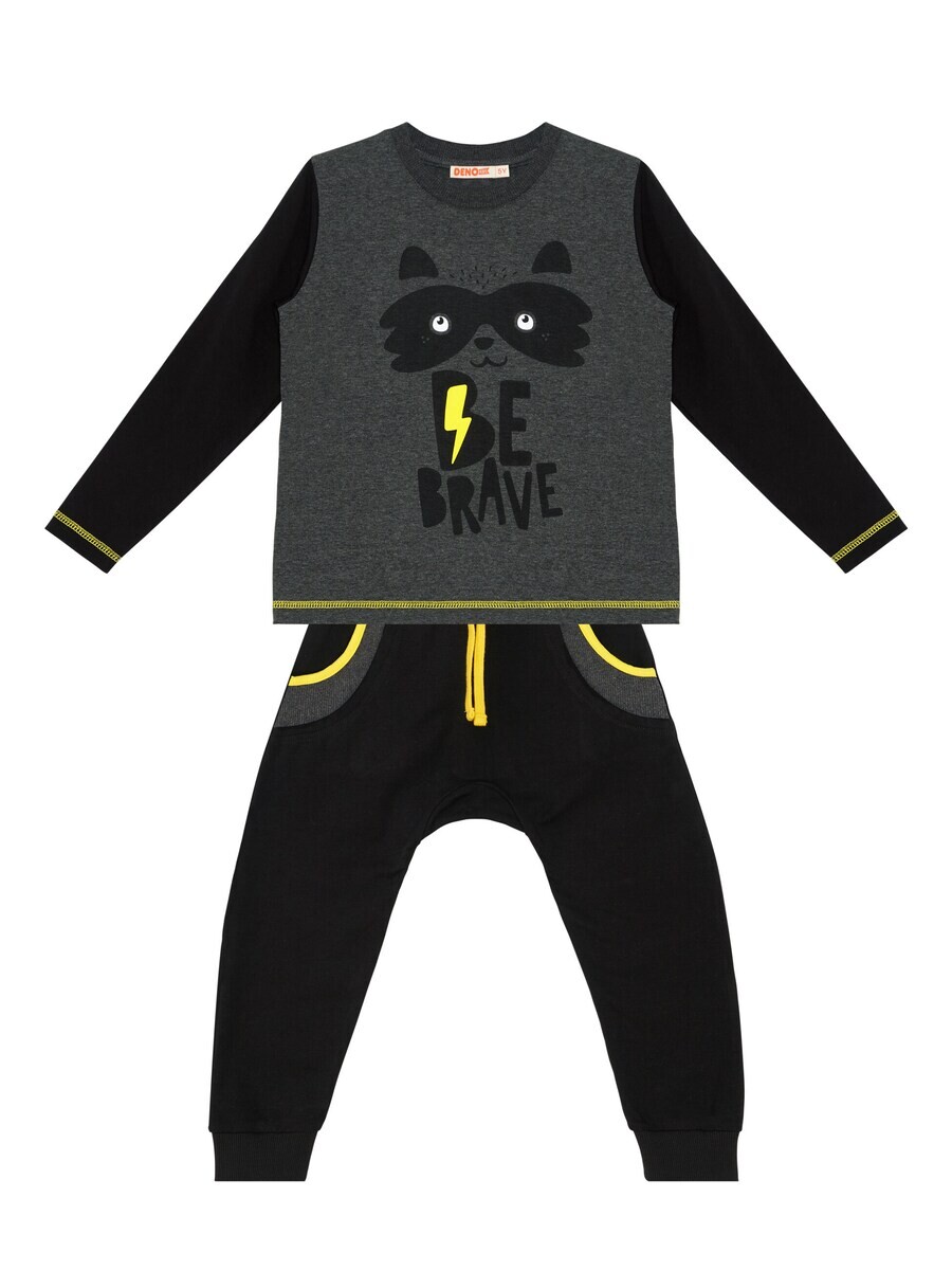 

Спортивный костюм Denokids Tracksuit Be Brave, антрацит