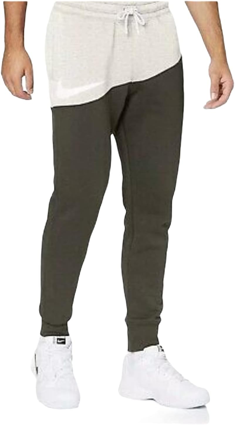 

Мужские флисовые зауженные брюки-джоггеры Nike Sportswear, оливково-зеленые, CZ4928-141, Grey