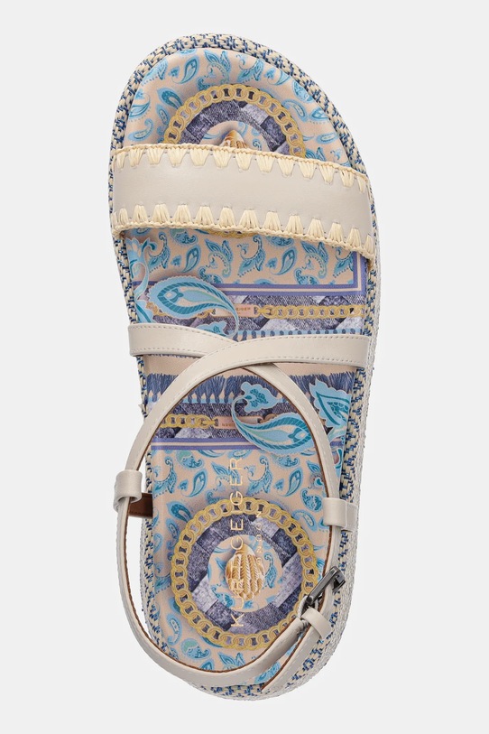 Кожаные сандалии Chelsea Flatform Sandal Kurt Geiger London, бежевый — фото 4
