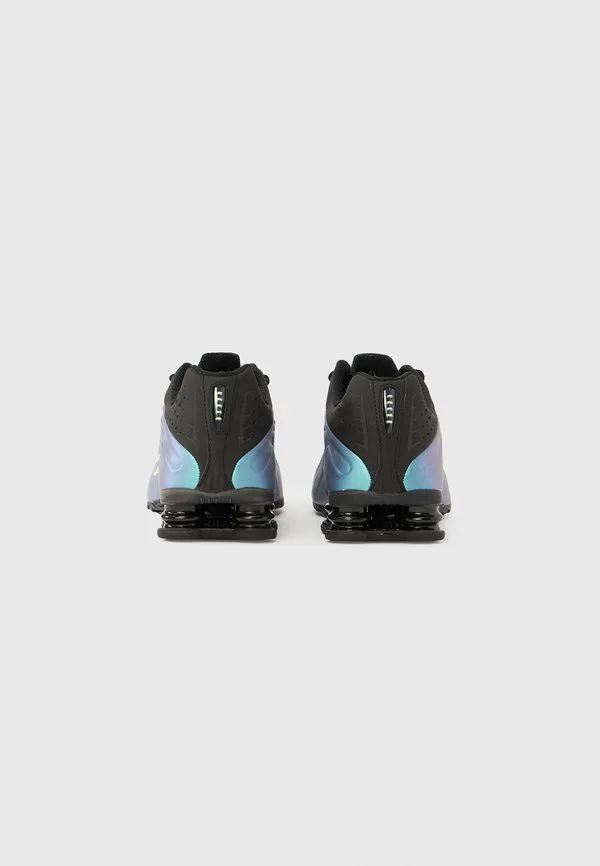 Кроссовки nike shox r4 Nike Sportswear, Sapphire/Light Liquid Lime/Pencil Point/Black — фото 3
