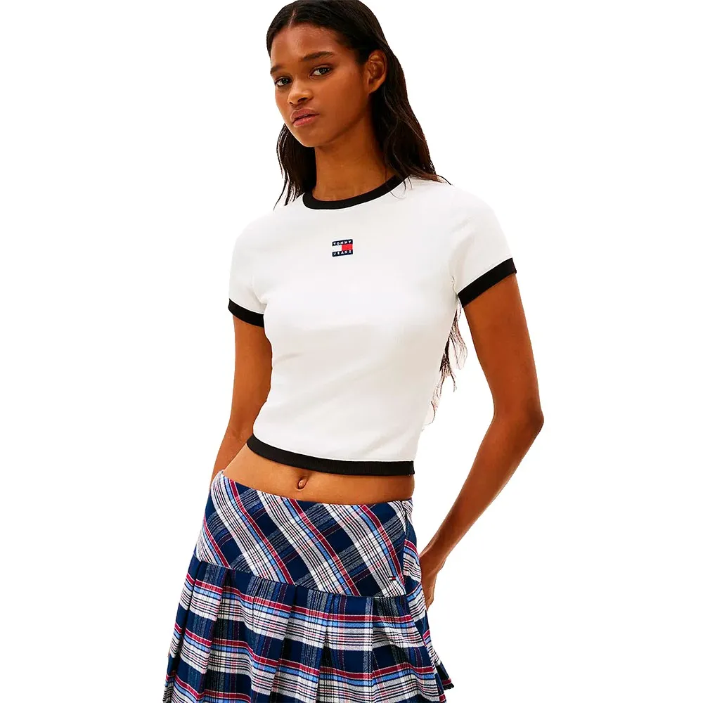 

Футболка с коротким рукавом Tommy Jeans DW0DW22575, белый