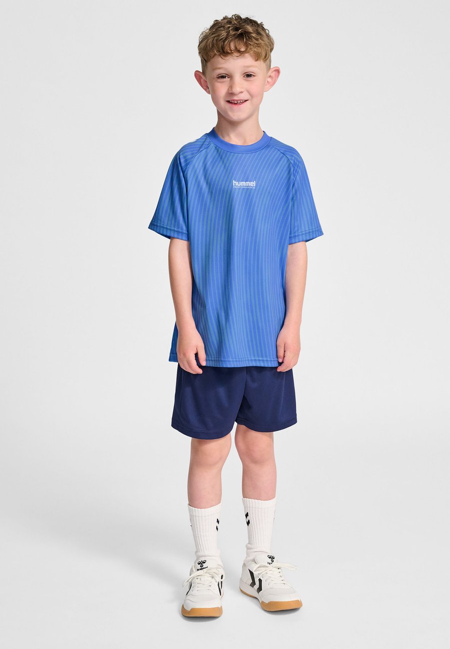 Футболка Hummel Sports T-shirt, Lichen Blue/Blue — фото 3