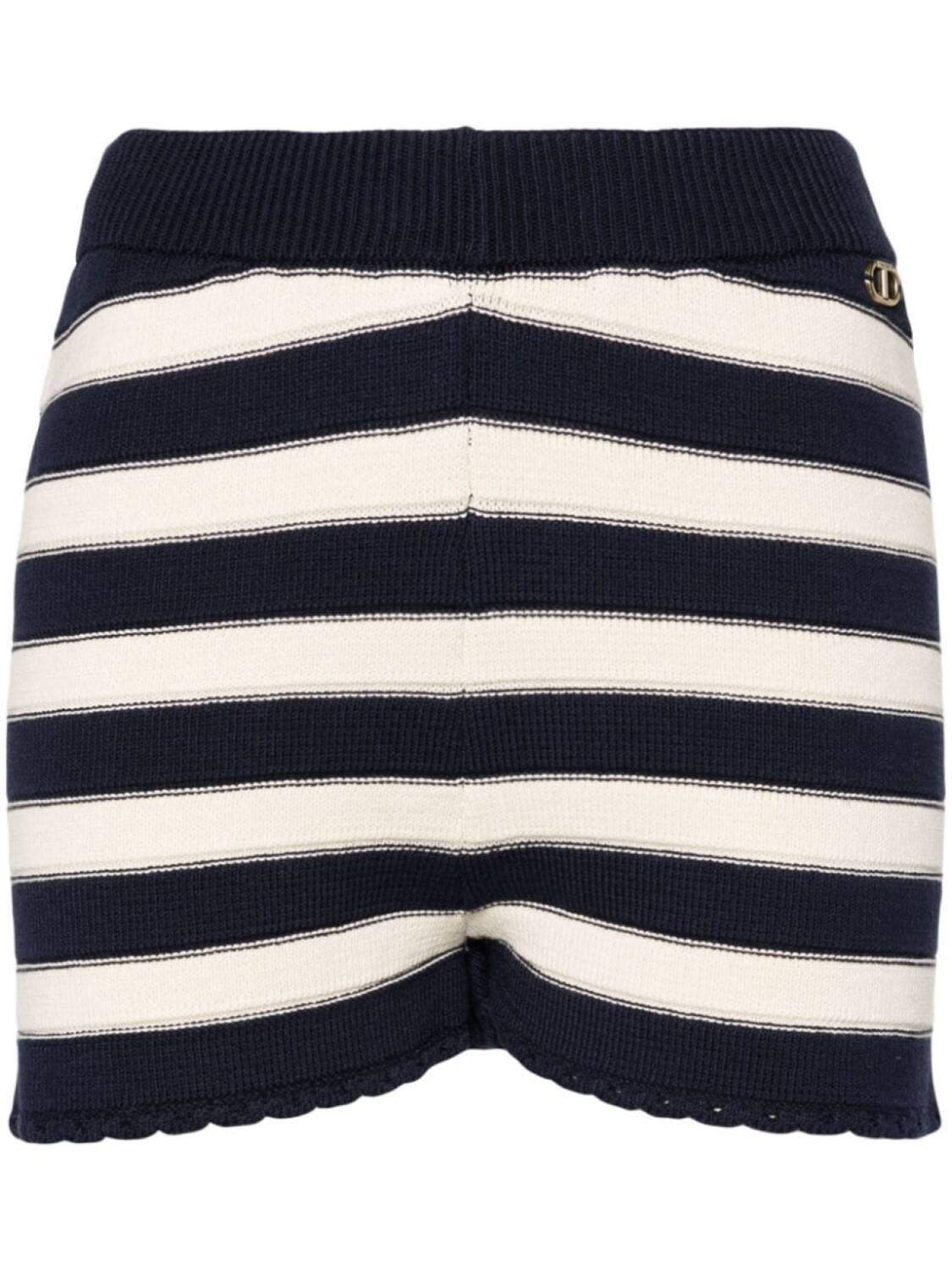 

TWINSET трикотажные шорты в полоску, синий