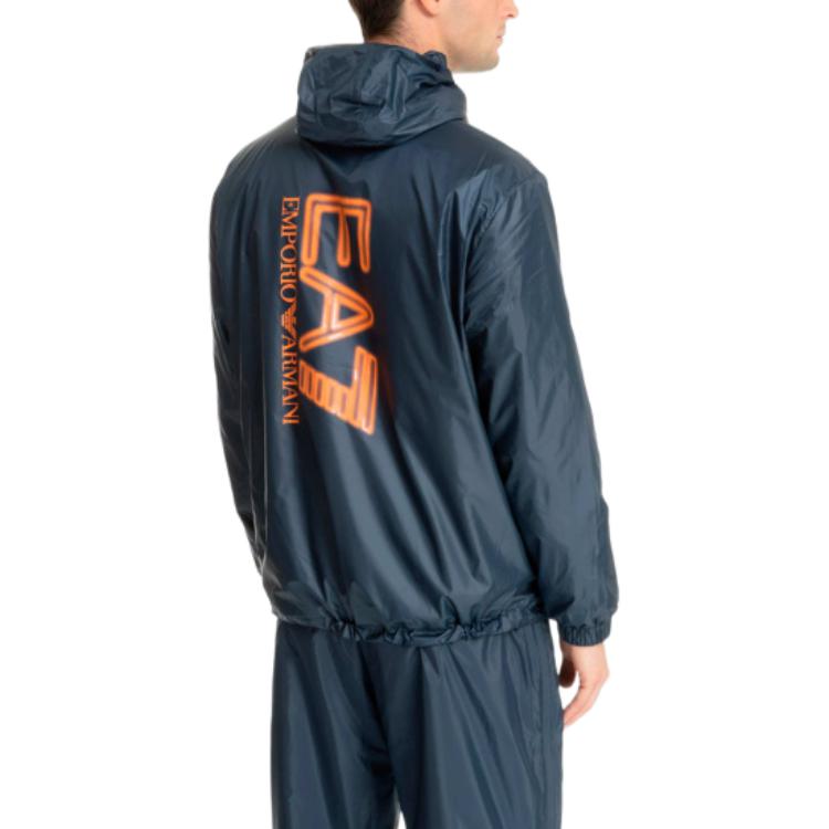 EMPORIO ARMANI Куртка EA7 SS24 мужская, Navy Blue — фото 2