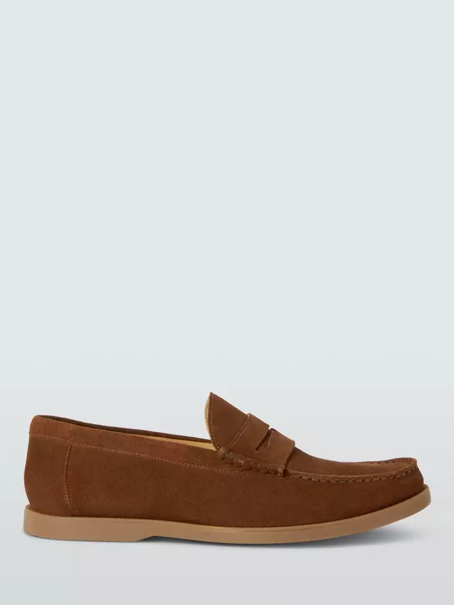 

Лоферы John Lewis Easy Suede, цвет snuff