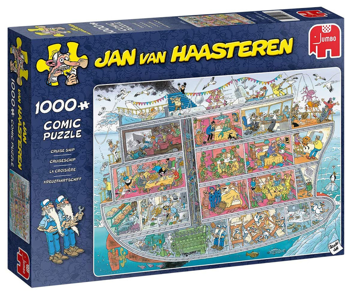 

Пазл Jumbo, Jan van Haasteren, Cruise Ship, 1000 шт.