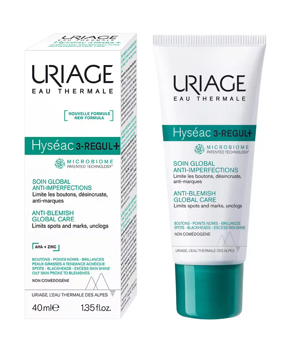 Глобальный уход против несовершенств 3- Регул+ Hyseac 40 мл Uriage — фото 3