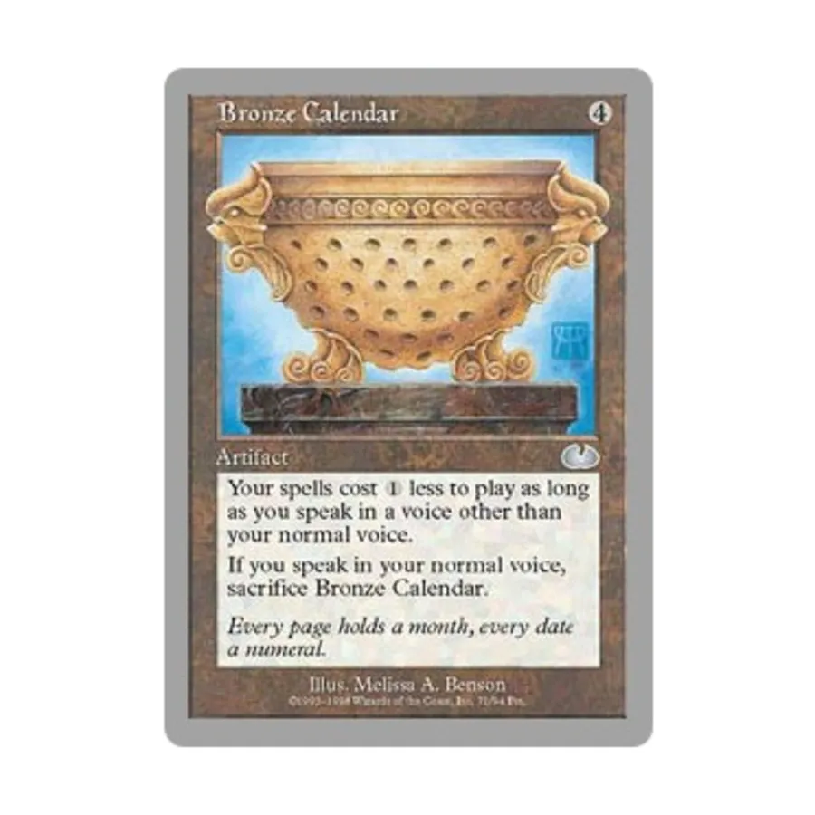 

CCG Бронзовый календарь (U), MTG - Unglued