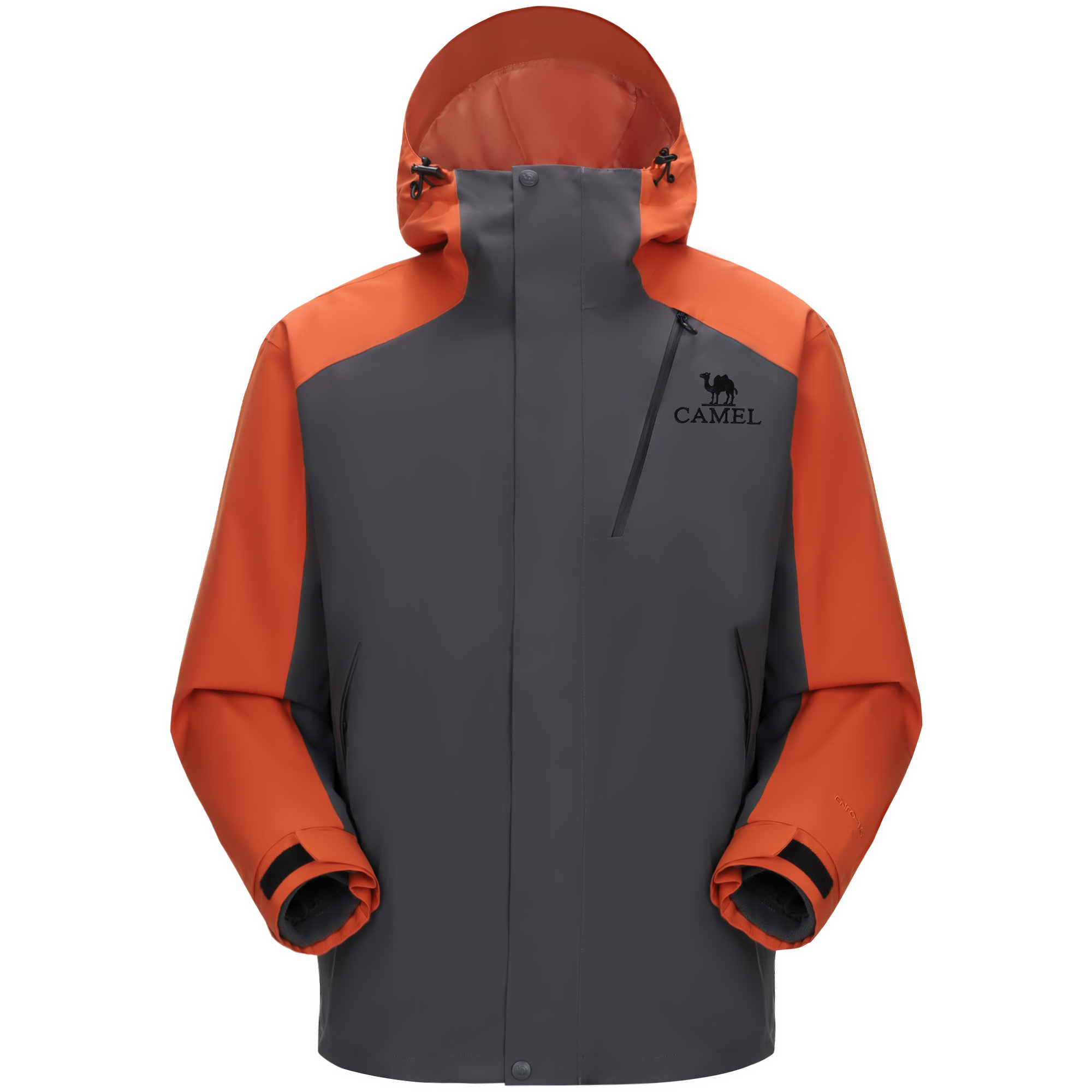 

CAMEL Королевский доспех ветровка унисекс, Dark Gray/Sun Orange