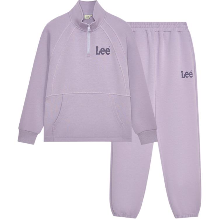 Повседневная спортивная одежда для подростков Lee, серо-розовый — фото 3