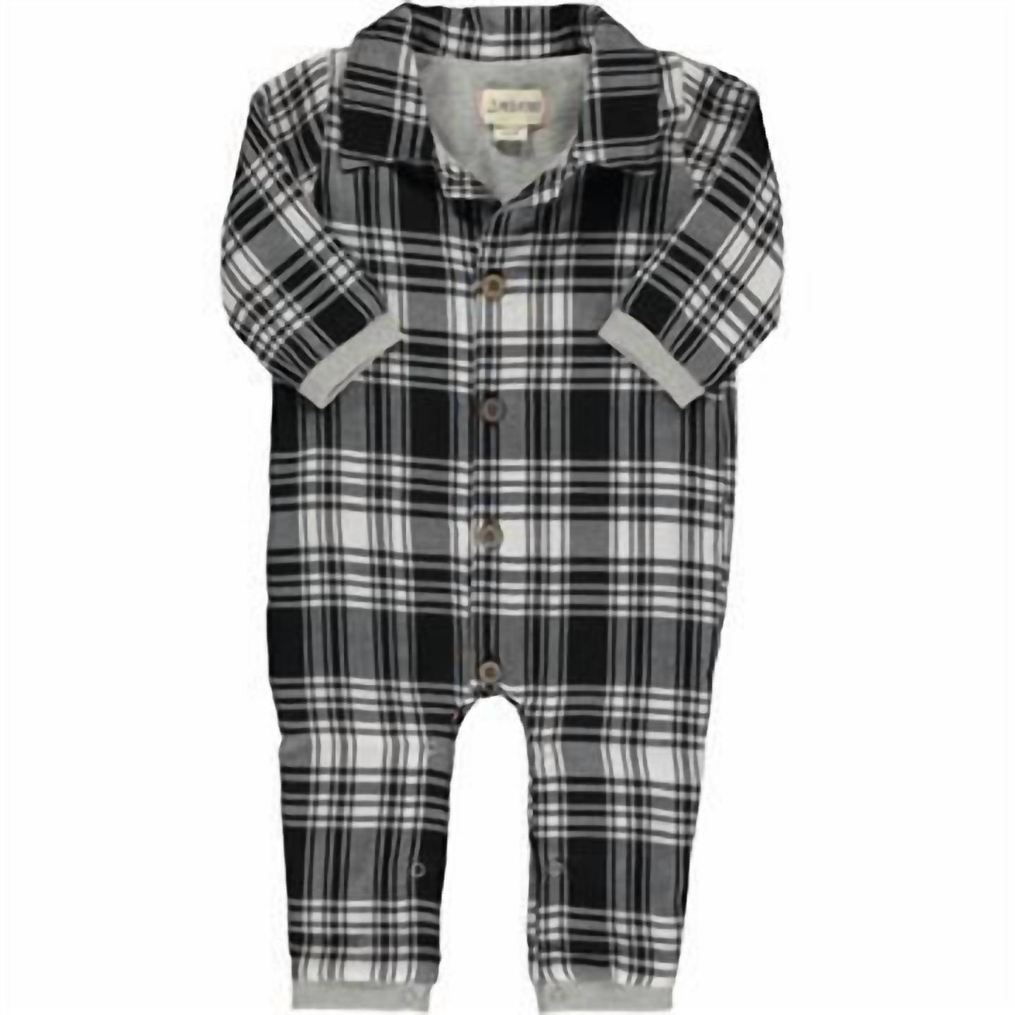 

Комбинезон Lumberjacket с воротником в черно-белую клетку ME & HENRY