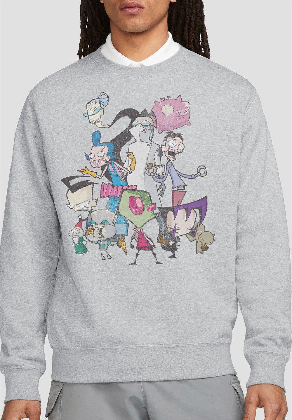 

Толстовка INVADER ZIM GROUP SHOT Cotton Soul, светло-серый