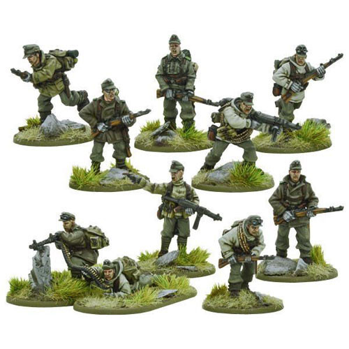 

Миниатюра Warlord Games Bolt Action: Gebirgsjager Squad