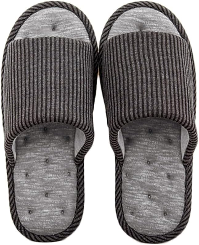 

Домашние тапочки Rojeam для женщин и мужчин, летние тапочки для дома, спальни, моющиеся домашние тапочки, черный