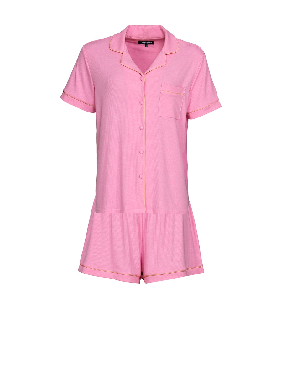 

Короткий пижамный комплект Loungeable, светло-розовый