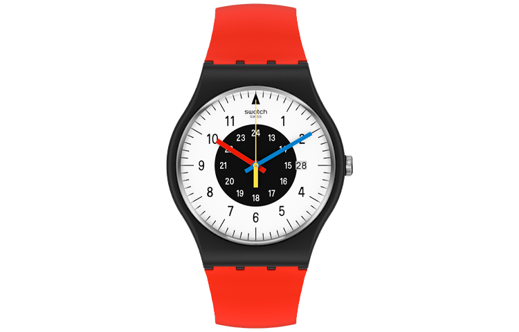 

SWATCH Часы Unisex 34mm White Watch S032B401, White