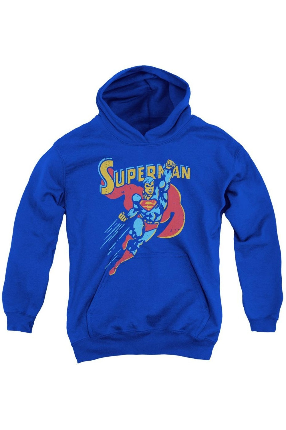 

Супермен худи с реалистичным принтом для молодежи Gildan, синий