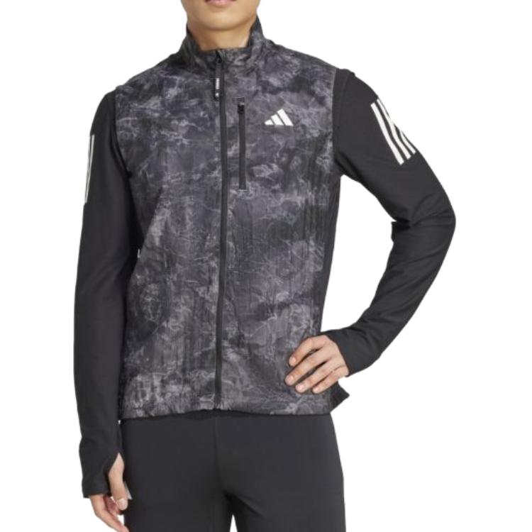Свободная доставка с AdiClub владей бегом распыляемый краситель майка Adidas, черный — фото 2