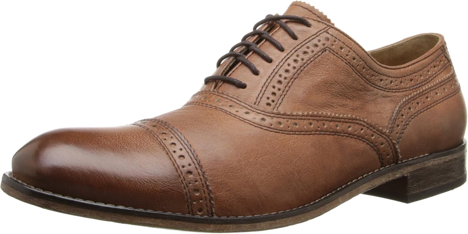 

Мужские оксфорды Florsheim Tierney с кап-то, Saddle Tan Milled