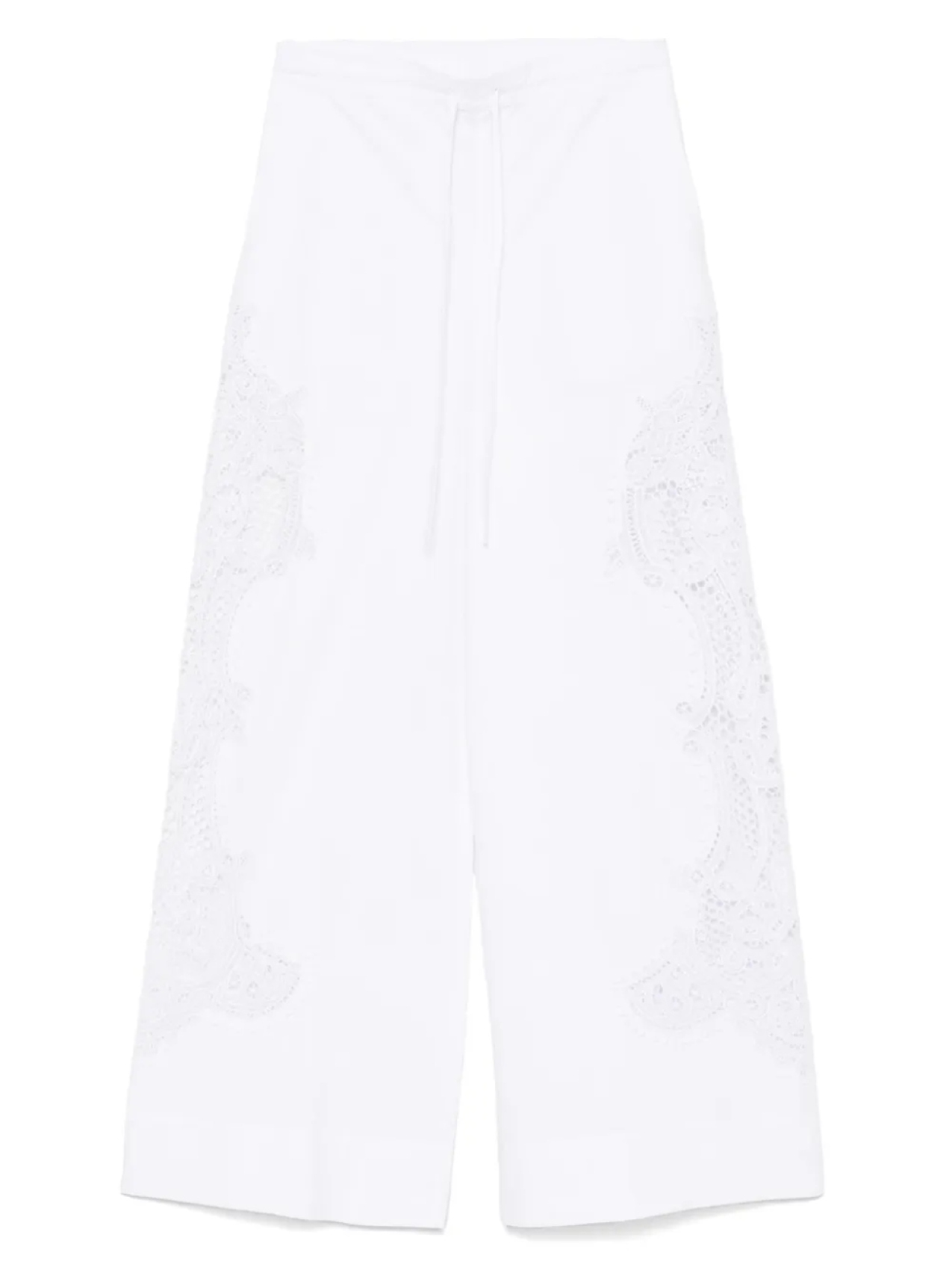 

Брюки с кружевными деталями Essentiel Antwerp, белый