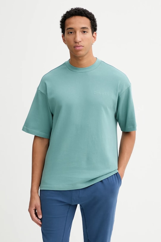 

Хлопковая футболка Calvin Klein Underwear, бирюзовый, Зеленый, Хлопковая футболка Calvin Klein Underwear, бирюзовый