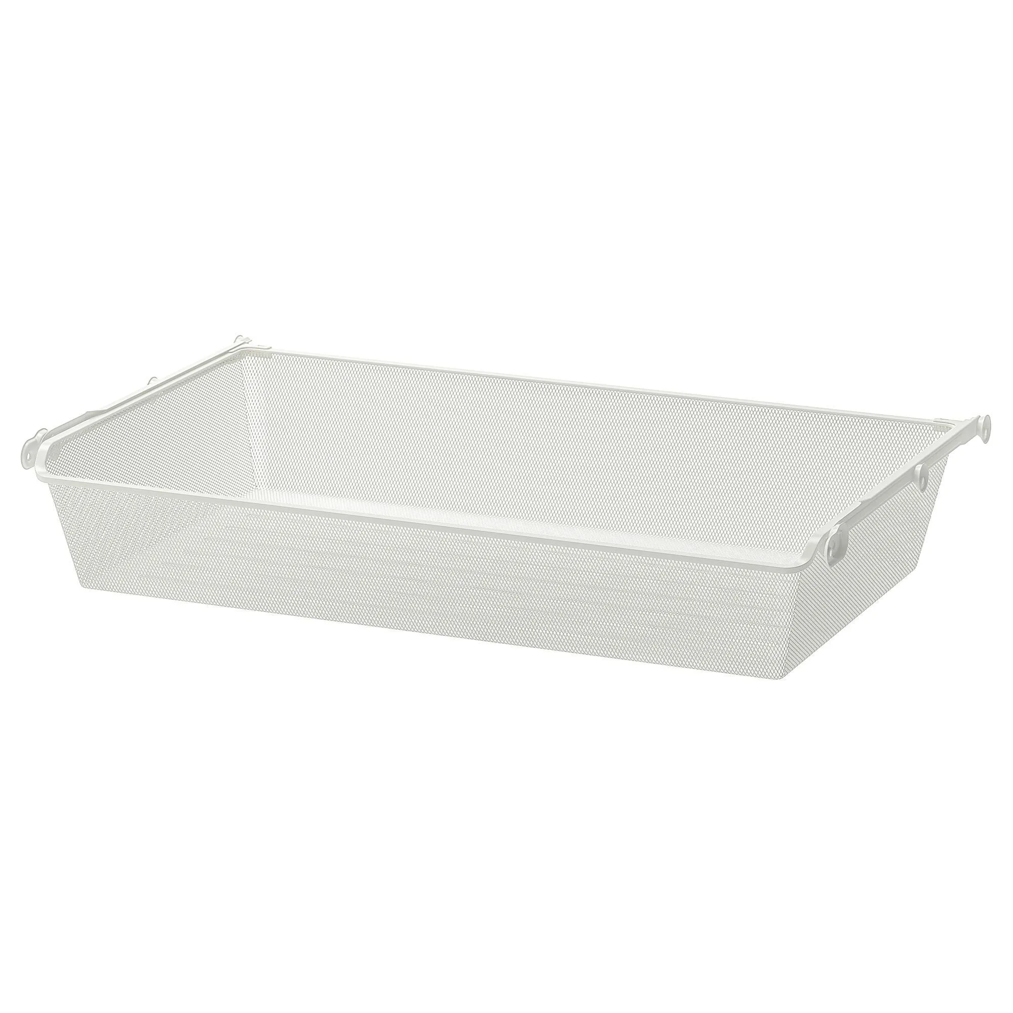 

Металлическая корзина с выдвижной направляющей, белая, 100x58 см, KOMPLEMENT IKEA
