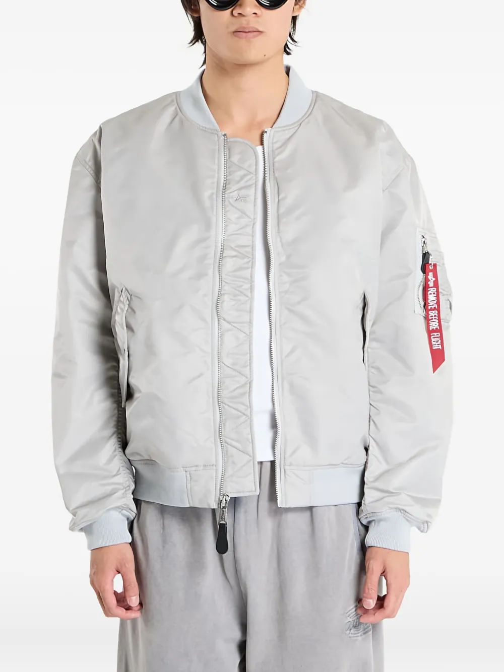 

Бомбер MA-1 Heritage Alpha Industries, серый