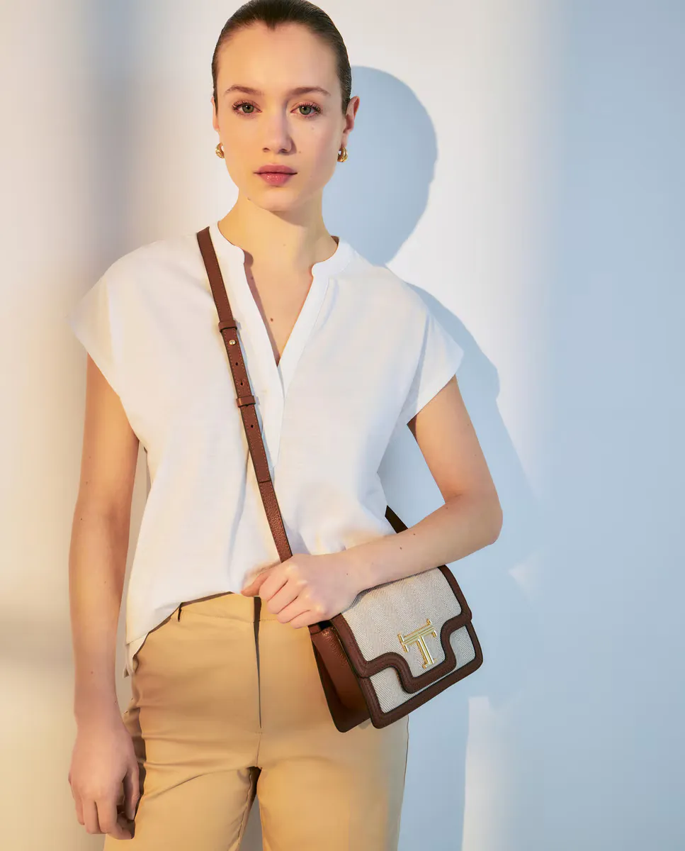 

Футболка женская с коротким рукавом Woman El Corte Inglés, цвет 120 Crudo