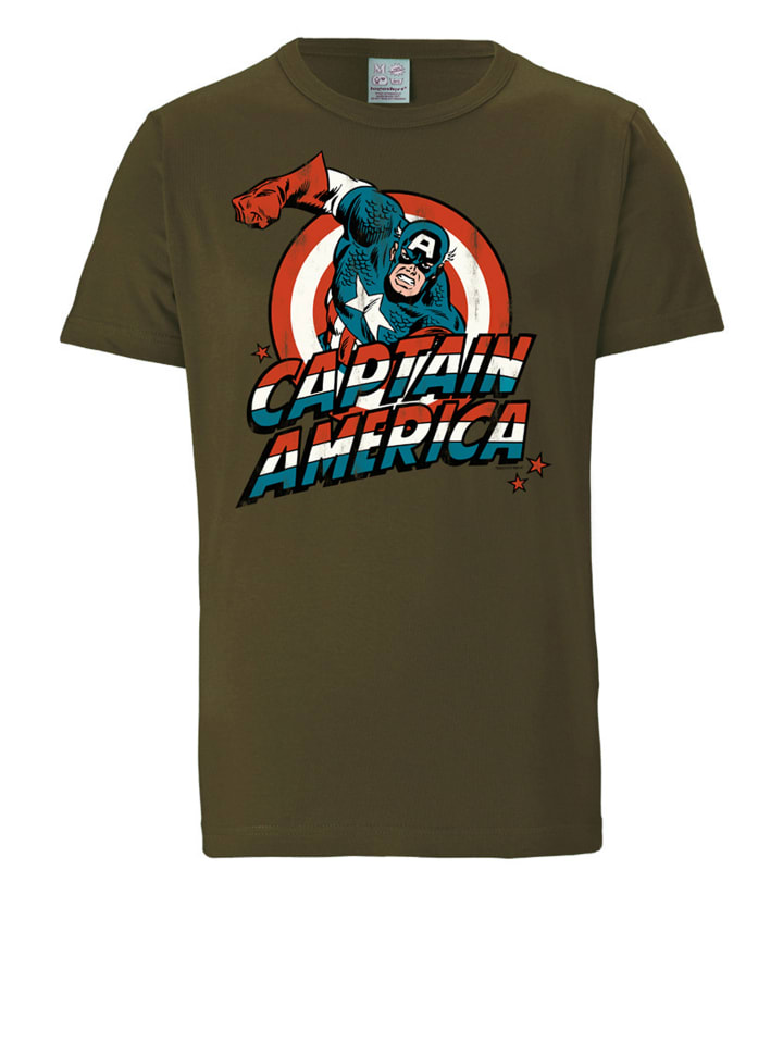 

Футболка Logoshirt, оливково-зеленый