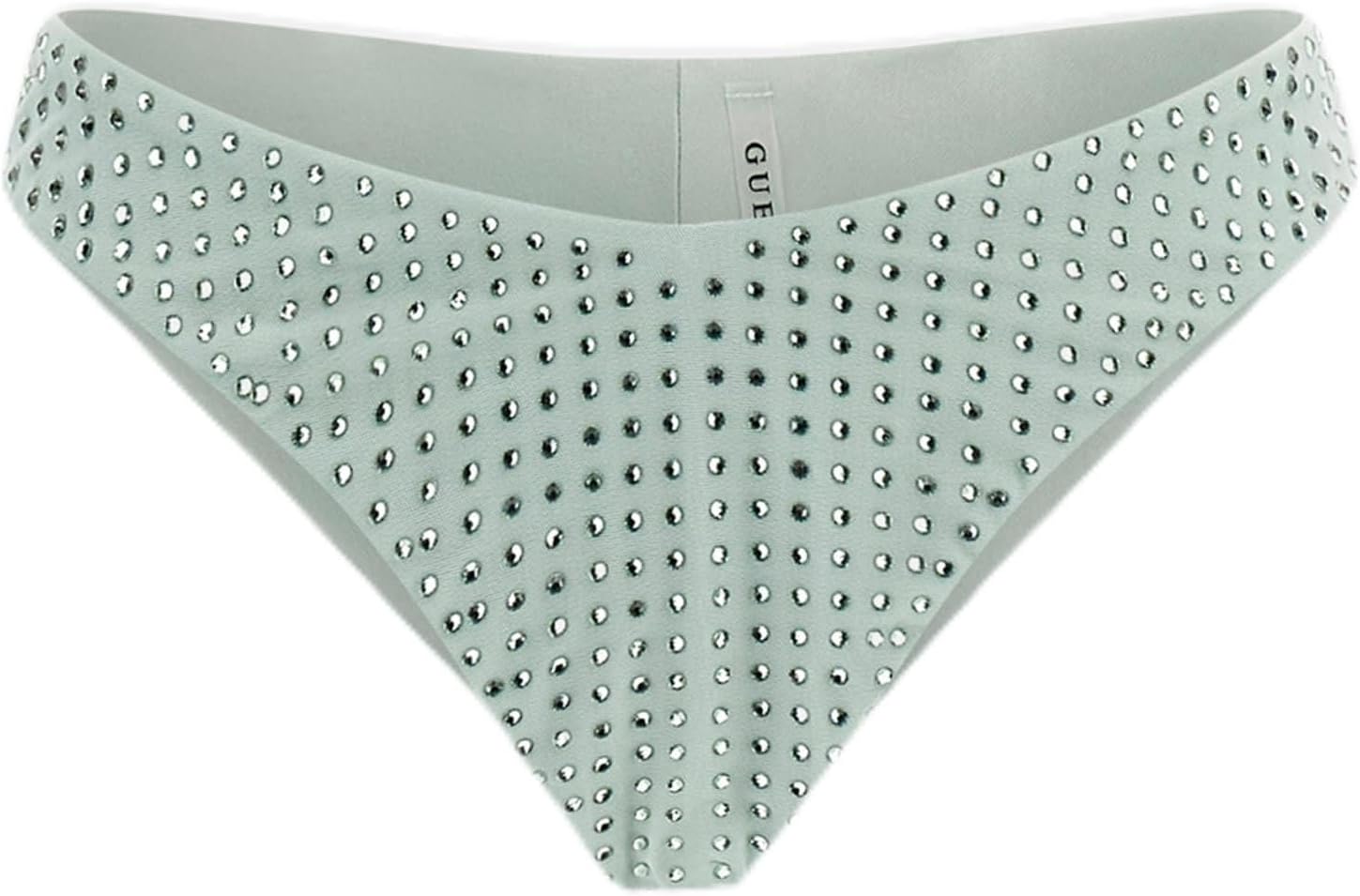 

GUESS Rhinestone бразильские бикини-трусики, Minty Mist