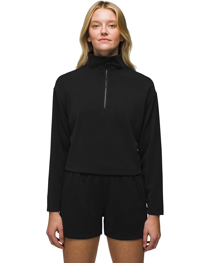 

Толстовка Prana Shea Half Zip, черный