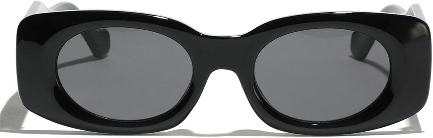 

Солнцезащитные очки Willochra в стиле ретро, ​​прямоугольные, женские, винтажные, 90-е, толстая оправа, квадратные, защита от УФ-излучения UV400, мужские, модные панк-солнцезащитные очки, C1