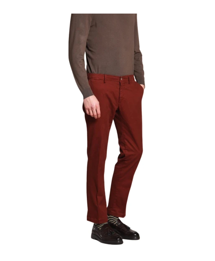 

Брюки-Чиносы обычного кроя из эластичного габардина Mason'S, красный