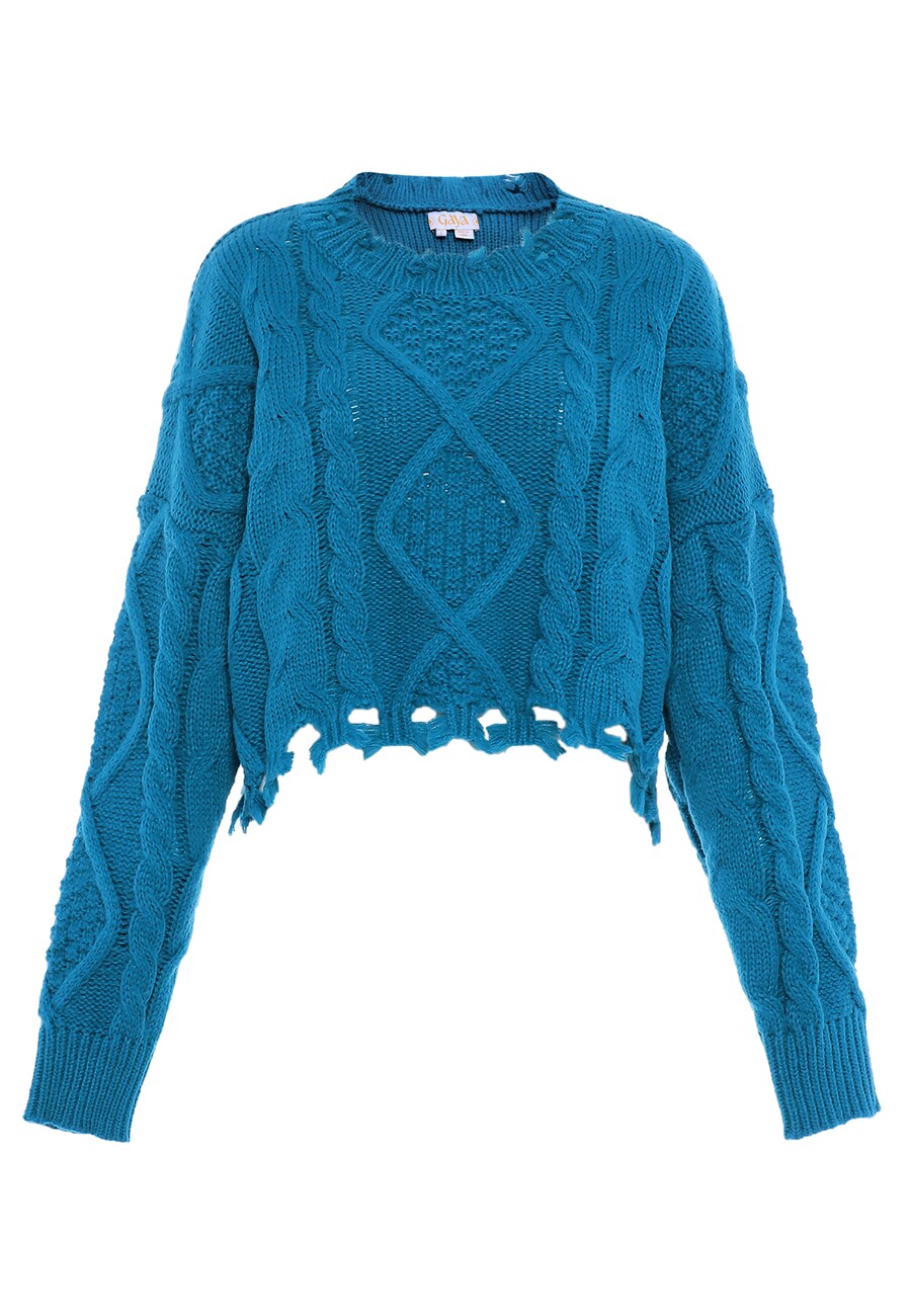 

Свитер Gaya, цвет Cyan blue