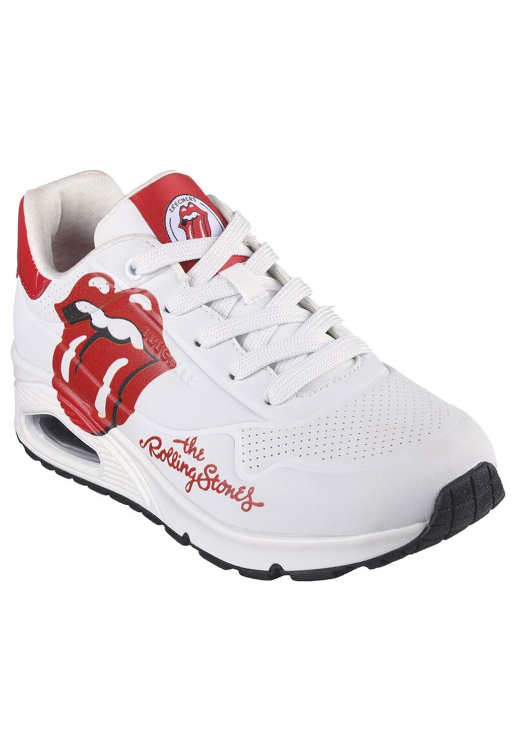 Низкие кроссовки Uno Rolling Stones Single 183102 Skechers, цвет wrd white red — фото 2