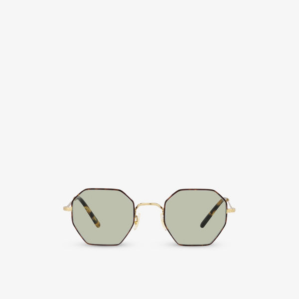 

OV1312 Солнцезащитные очки Holender в металлической оправе Oliver Peoples, желтый