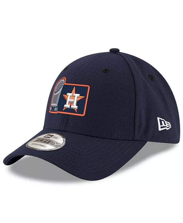 

Мужская регулируемая шапка темно-синего цвета Houston Astros 2022 World Series Champions Trophy 9FORTY New Era