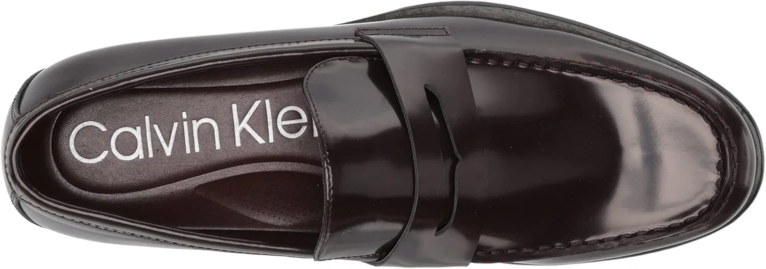 Лоферы Calvin Klein Crispo, темно-коричневая кожа — фото 3