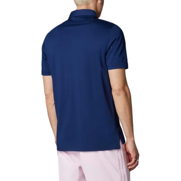 Архивная рубашка-поло с карманом Adidas Originals, midnight indigo — фото 4