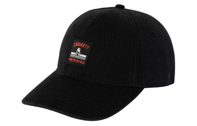 

Carhartt WIP Хлопковая бейсболка унисекс черная, Black