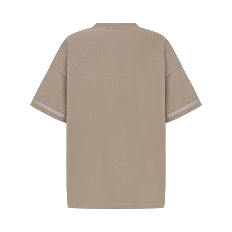 Футболка Dior x Stone Island, коричневый — фото 3