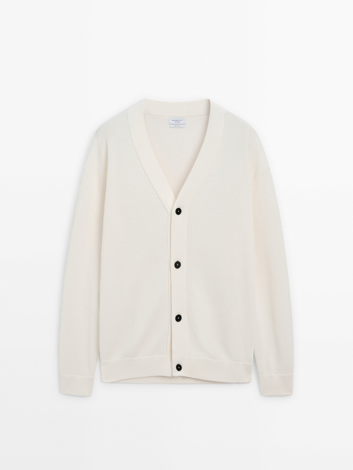 

Кардиган из смесового хлопка Massimo Dutti, кремовый, Бежевый, Кардиган из смесового хлопка Massimo Dutti, кремовый