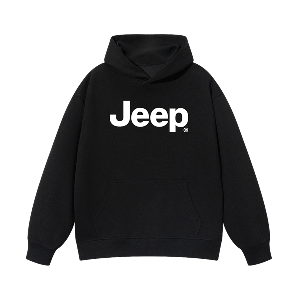 Толстовка с капюшоном Grade School Jeep, new year красный fleece-lined — фото 4