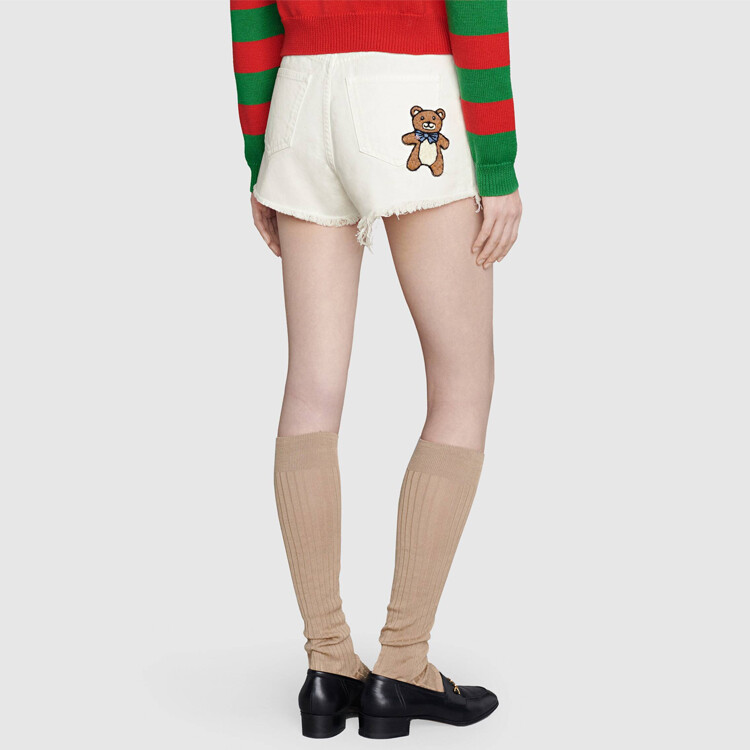 Шорты женские Gucci, белый — фото 4
