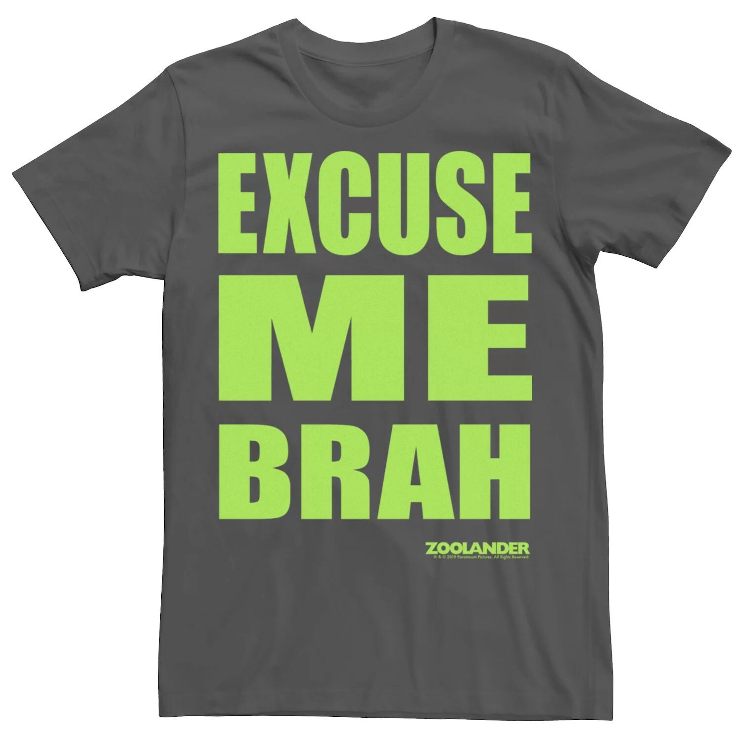 

Мужская футболка Zoolander Excuse Me Brah Text Licensed Character